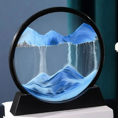 3D Moving Sand Art Picture Hourglass Quicksand Craft Flowing Sand