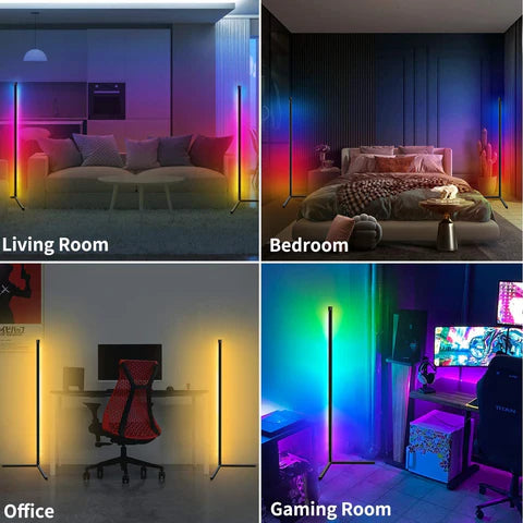 Led Upgraded Corner Floor Lamp